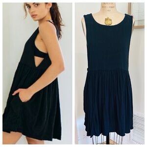 Free People Beach “I’m Still Obsessed” Mini Dress in Black, Medium
